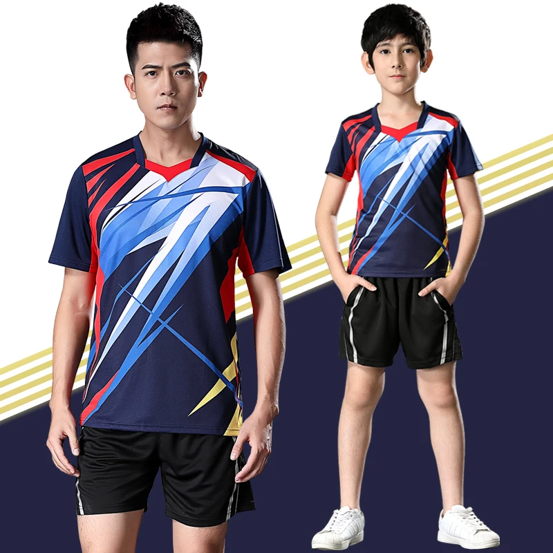 Tennis T-Shirt For Women , Men Tennis Tee Shirts Sportwear , Girls Badminton Shirt Short , Children Ping Pong Training Jerseys