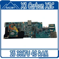 akemy 48 4rq01 021 for lenovo thinkpad x1 carbon x1c laptop motherboard cpu i5 3317u 4g ram 100 test work