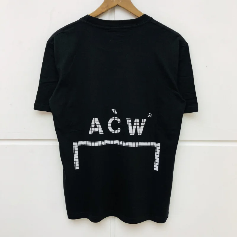 

2021 Designer Luxury Brand 1:1 Quality A-COLD-WALL ACW T-Shirts Men Women Wash Cotton Loose Top Tees Casual T-Shirts