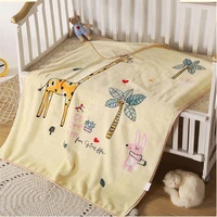 100130cm baby blanket soft newborn swaddle wrap toddler kids boy girl sofa bedding blankets multi functional child quilts
