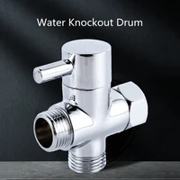 brass diverter chrome valve 3 way water separator shower tee adapter adjustable shower head diverter valve bathroom accessories