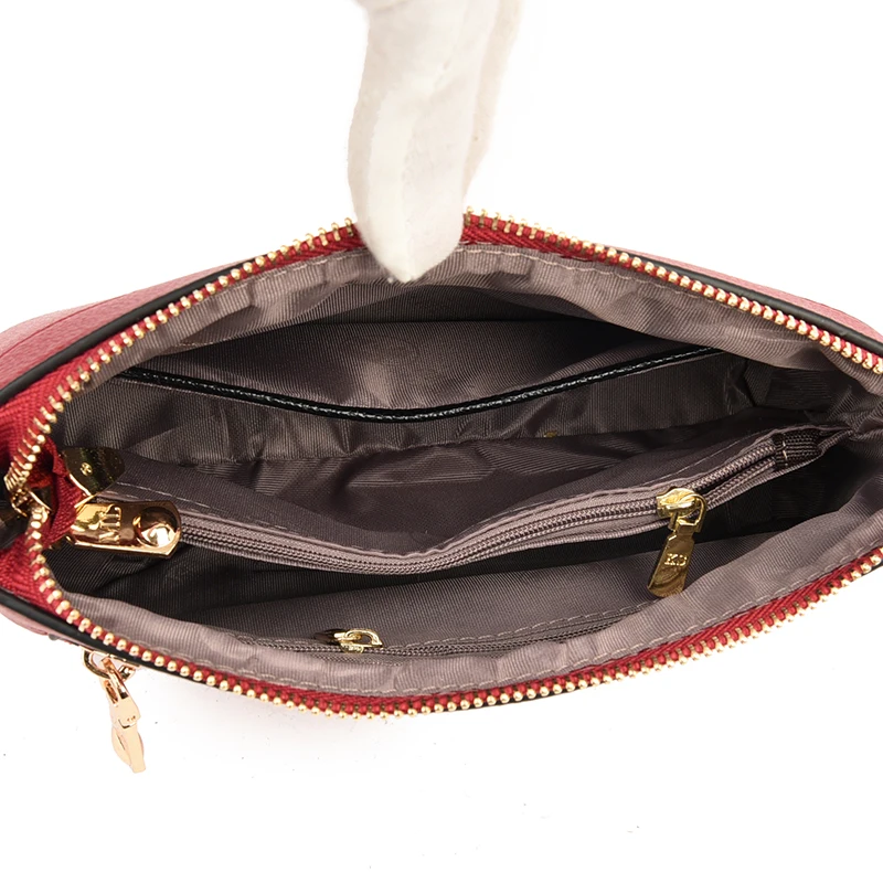 

Hot Sale PU Leather Messenger Bag Ladies 2021 New Series Double Shoulder Strap Single Shoulder Bags Luxury Designer Sac A Main