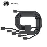 cooler master 1 to 35 3pin 5v argb extension cable computer case fan cable for msi asus gigabyte asrock
