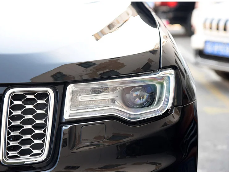 Для JEEP Grand Cherokee абажур фары крышка Стекло лампа в виде ракушки маска фара в виде ракушки