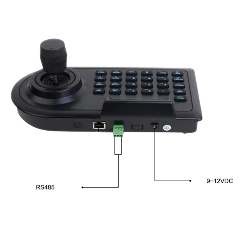 

Axis Ptz Joystick Ptz Controller Keyboard Rs485 Pelco-D/P With Lcd Display For Analog Security Cctv Speed e Ptz Camera