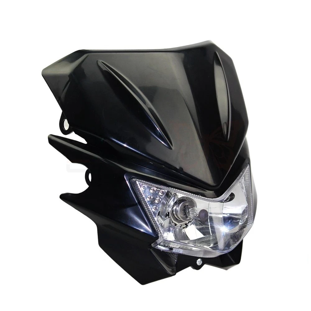 

12V 35W Universal Headlight Headlamp Fairing kit For KAWASAKI YAMAHA SUZUKI HONDA KTN Dirt Bike Motorcycle