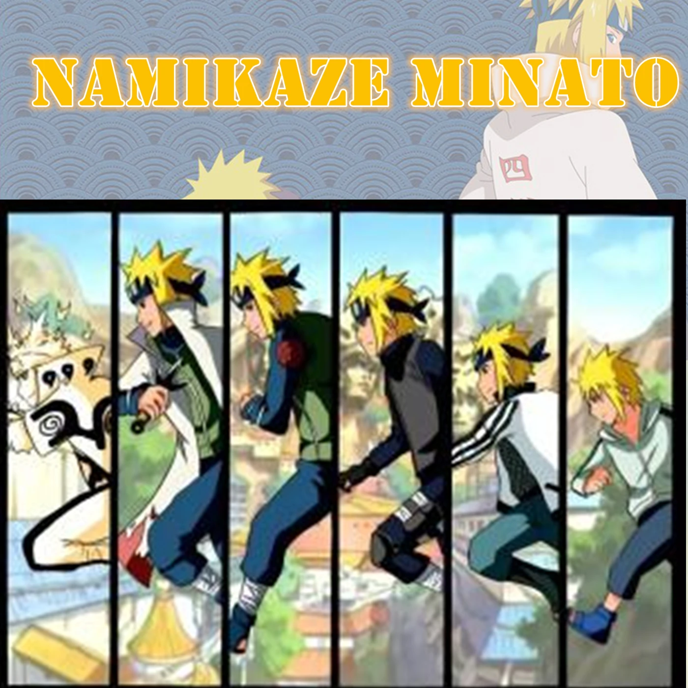 

Anime Costume Cosplay Accessories Ninja Namikaze Minato Comic Headband Kunai Prop Child Adult Halloween for Gift