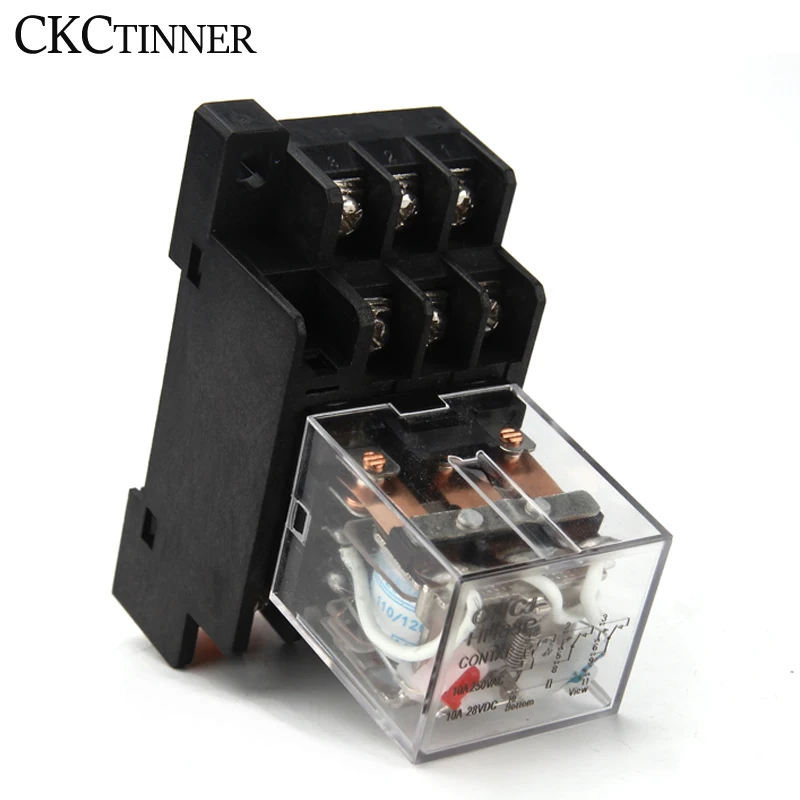 Промежуточное реле HH63P LY3NJ 10 А микро маленькое электромагнитное 12 В 24 переменного