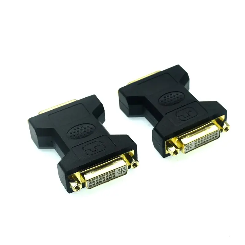 

Dvi 24 + 5 adapter female to female DVI adapter DVI-D straight through DVI cable series video card signal extension HD connector