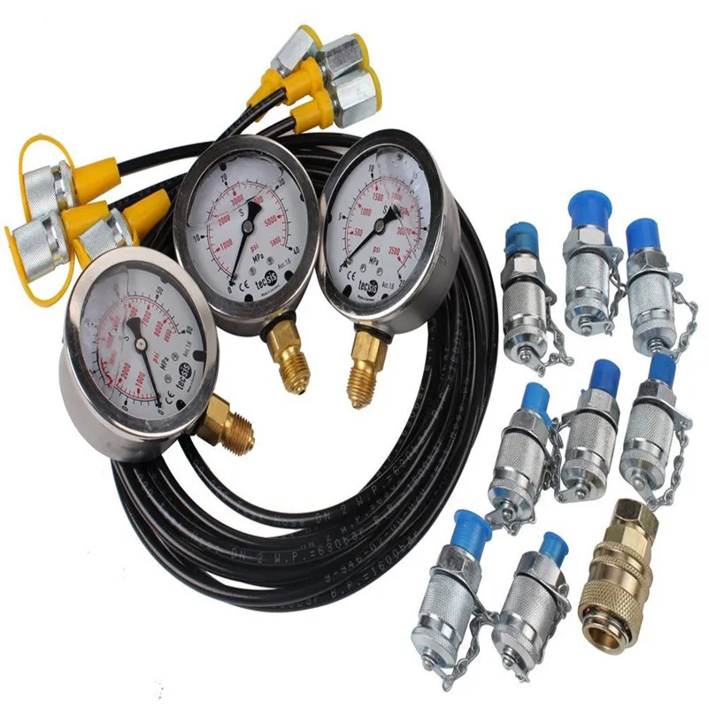 Комплект для тестирования гидравлического давления экскаватора