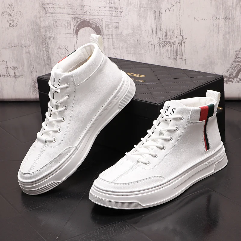 

Ankle Boot Men Causal Flats Platform Shoes Hip Hop Punk Loafers Walking Sneakers Zapatillas Hombre