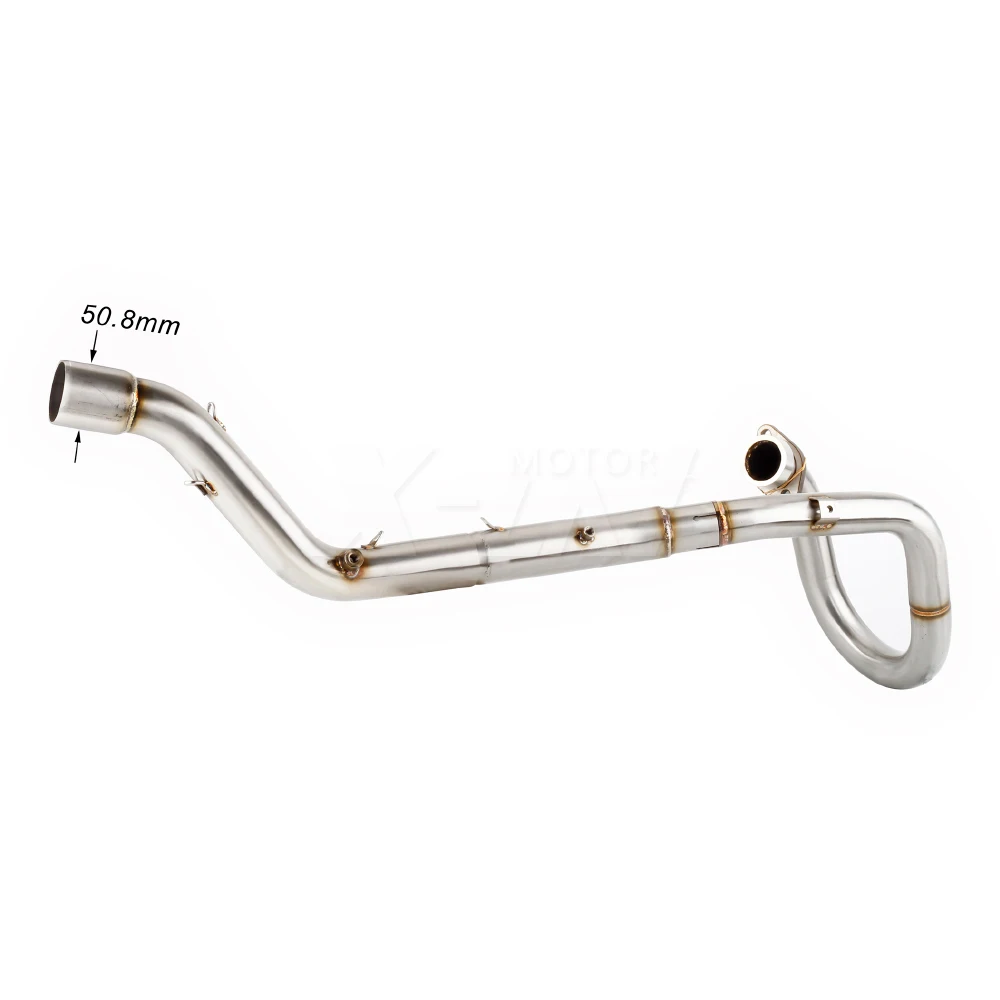 

For Suzuki DRZ 400 2000-2022 DRZ400 S / SM DR-Z 400 DRZ400S DRZ400SM Decat Pipe Escape Slip-on Motorcycle Exhaust Head Link Pipe