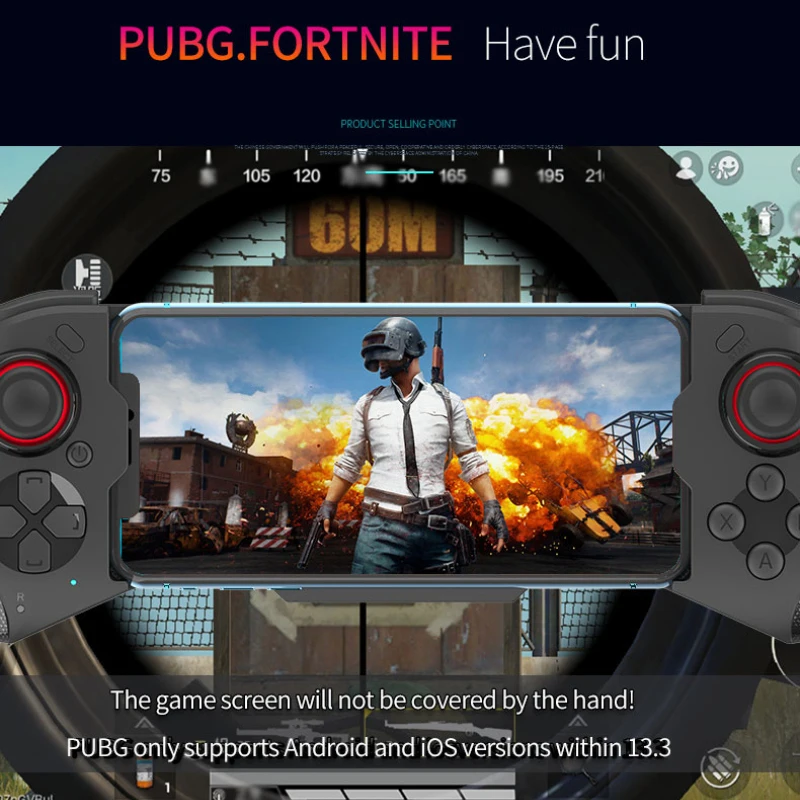 Mocute 060 Bluetooth-совместимый геймпад для IOS Android Phone игровые джойстики PUBG контроллер