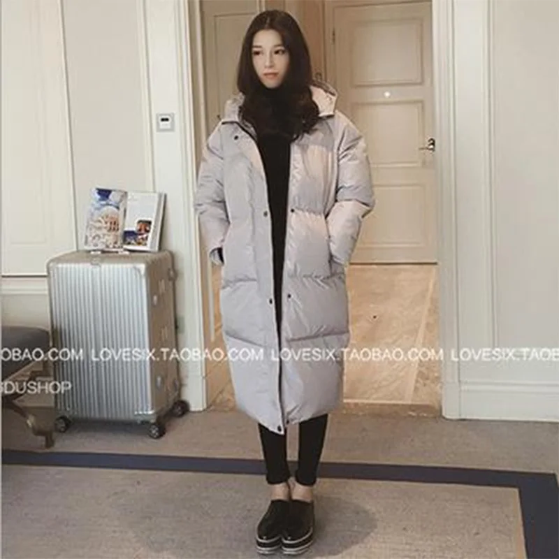 Женская хлопковая куртка черного и серого цвета теплая однотонная на подкладке