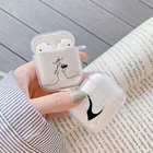 Смешные сексуальные абстрактная живопись линии модные чехол для Airpods 2 1 наушник и закрытой пяткой для Airpods мягкий чехол из чистого полиуретана с надписью наушники Fundas Coque