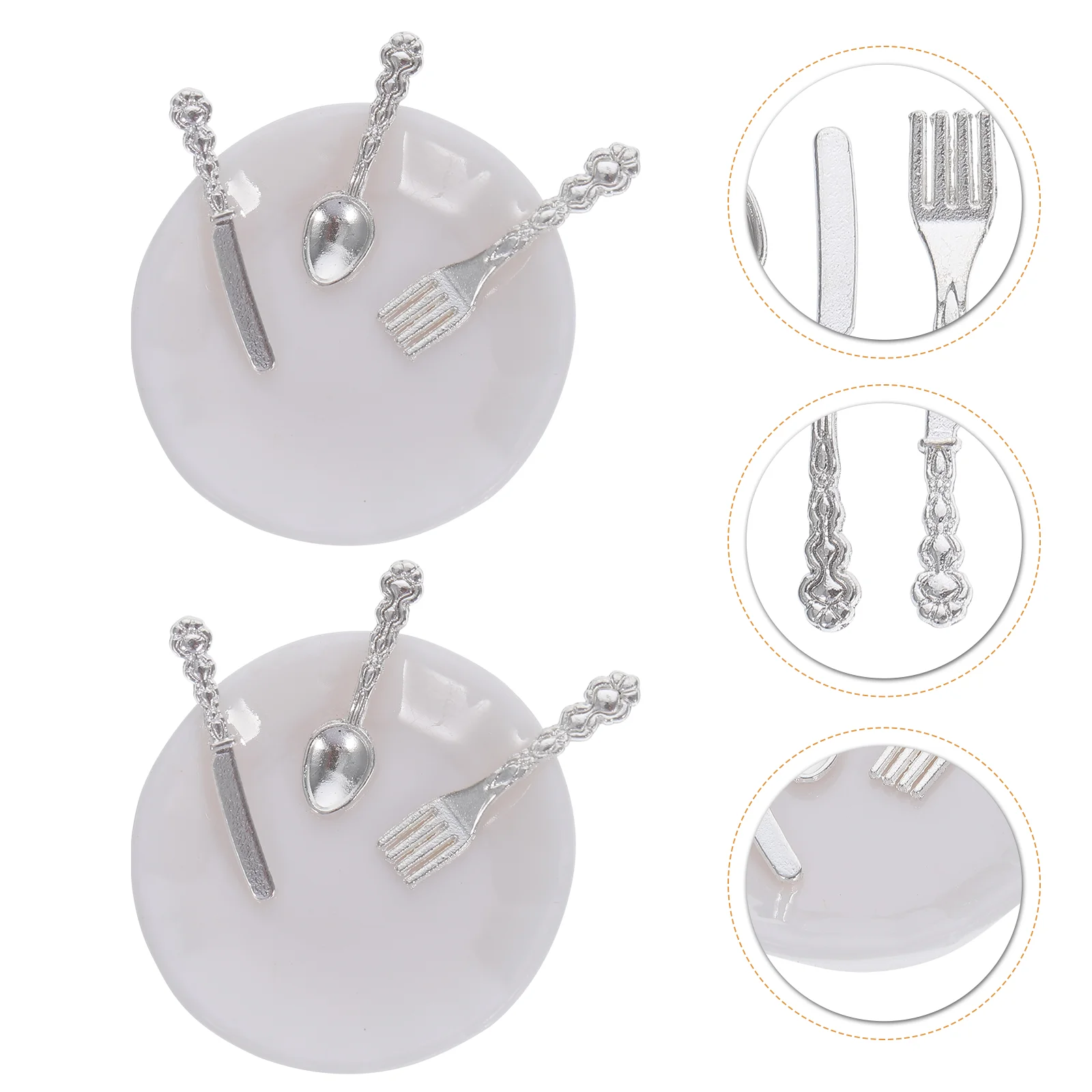

6 Sets Mini Tableware Decor Decorative Ornaments Home Decorations