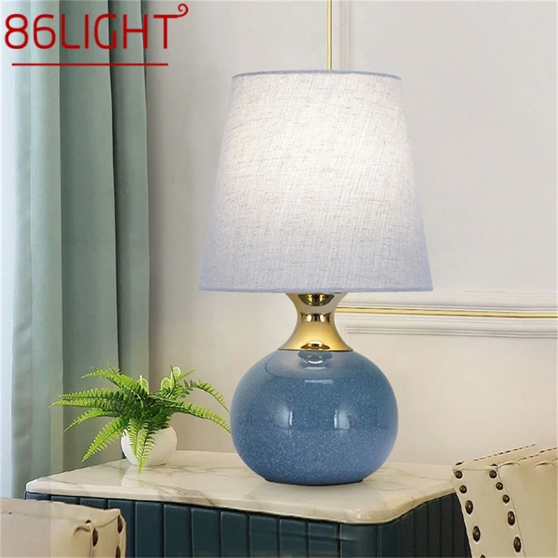 

86LIGHT Touch Dimmer Table Desk Light Contemporary Ceramic Luxury Lamp Decorative for Home Bedside