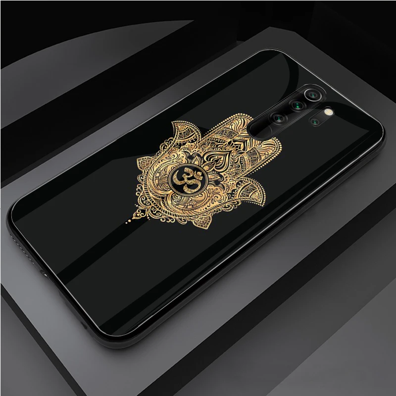 Хамса рука Фатимы чехол из закаленного стекла для телефона Xiaomi Redmi Note 5 6 7 8 9 Pro Note8T