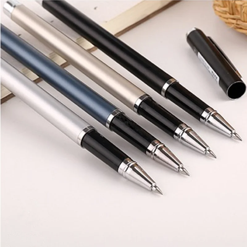 

YMZ metal shell aluminum pole gel pen 0.5 business office signature pen water pen high-end business office gift signature pen