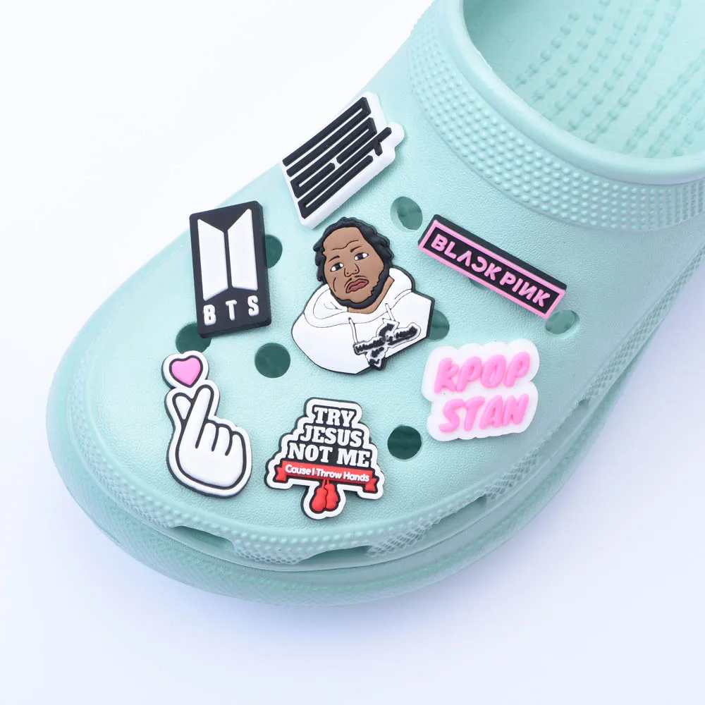 Чёрные чары для обуви мужчины и женщины 2021 года "Герой медсестры" для кроксовых туфель взрослых с декором JIBZ он.