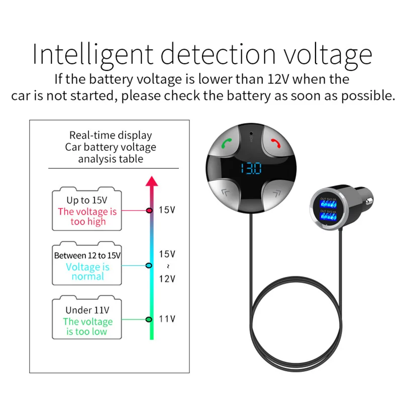 Bluetooth fm передатчик беспроводной автомобильный комплект MP3 аудио плеер поддержка