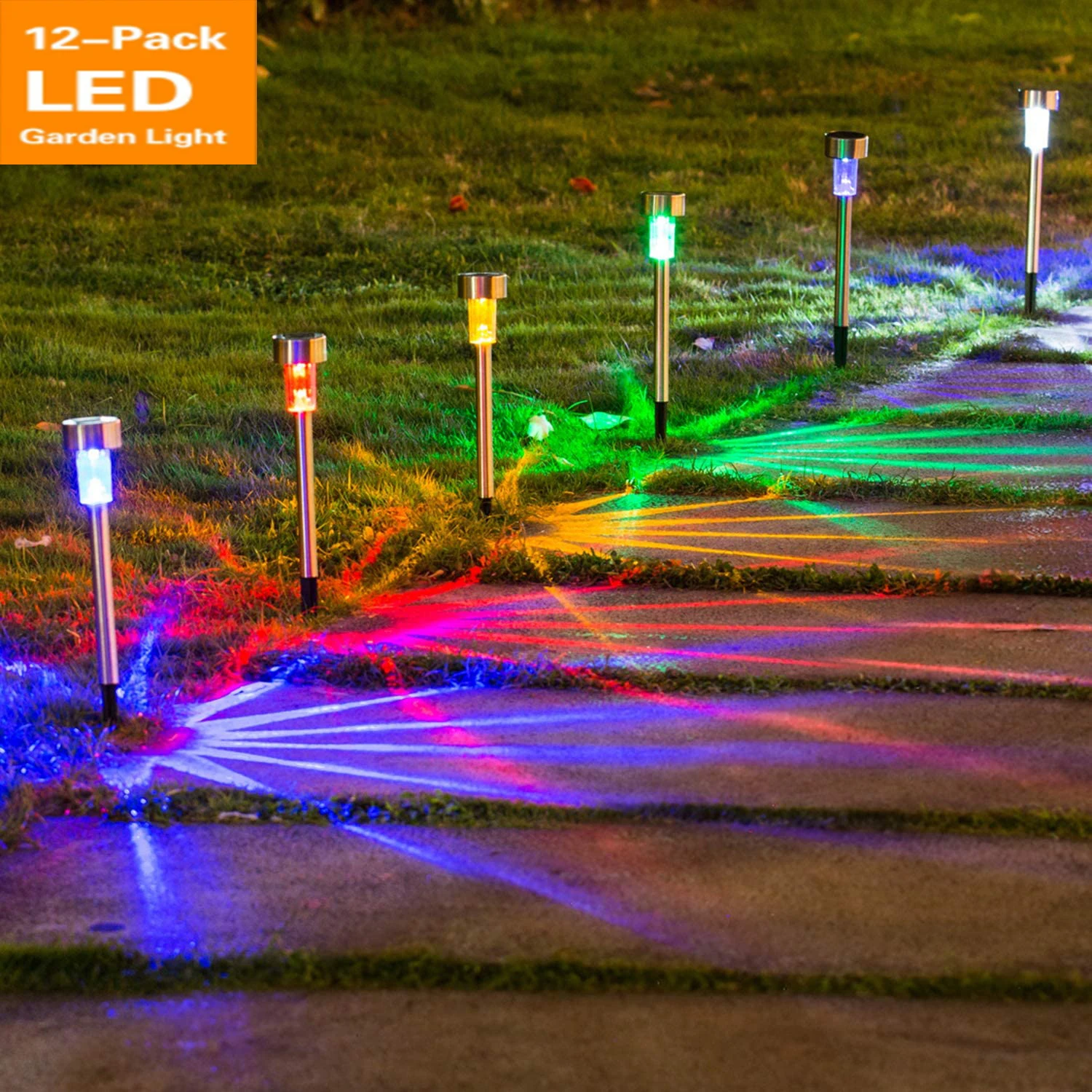 

Outdoor LED Solar Garden Light Solar Powered Lamp Lantern Waterproof Landscape Lighting Solar Lights For Garden Decoration