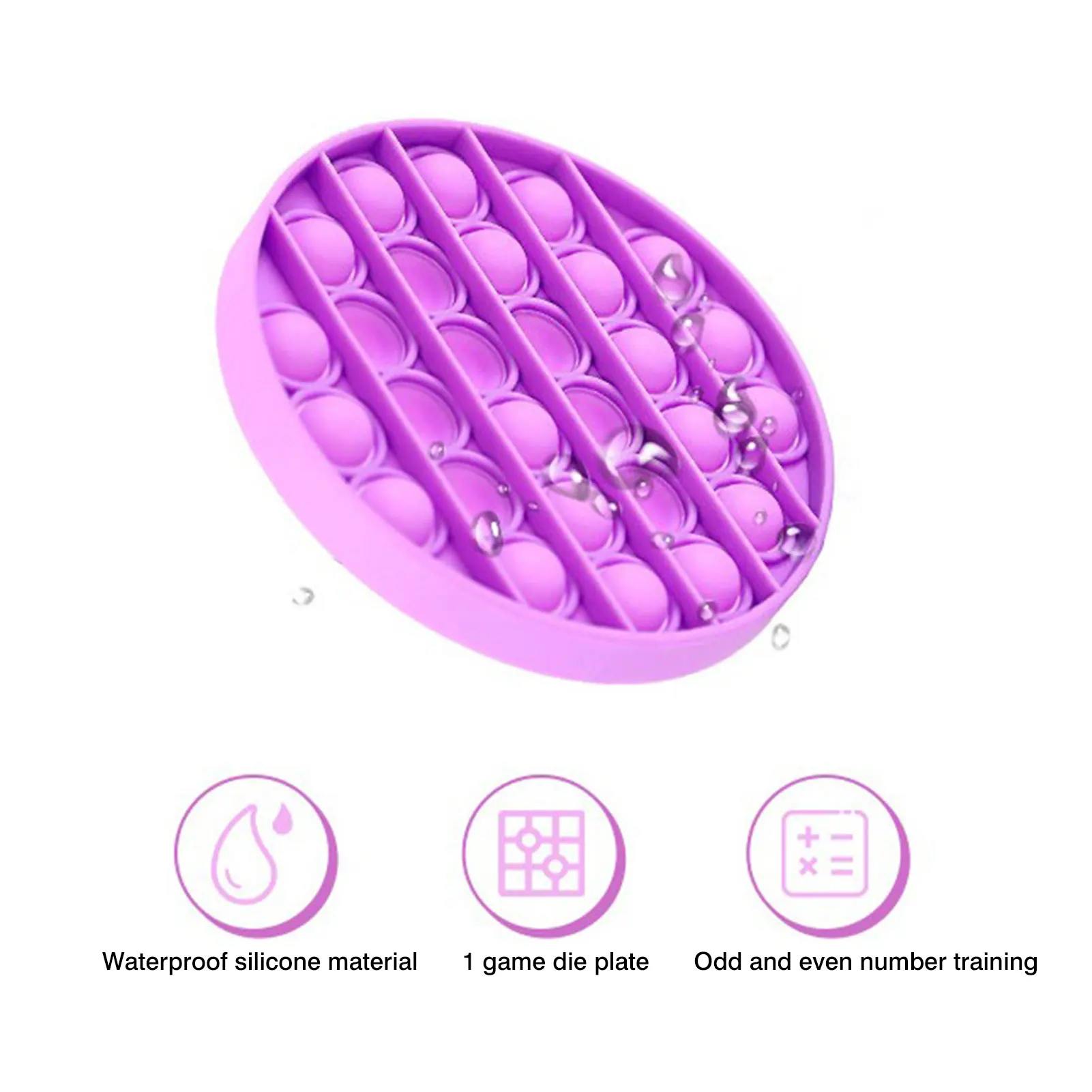 

Pop Bubble Decompression Sensory Squeeze Fidget Toys For Adults And Children To Relieve Stress Educational Math Toys