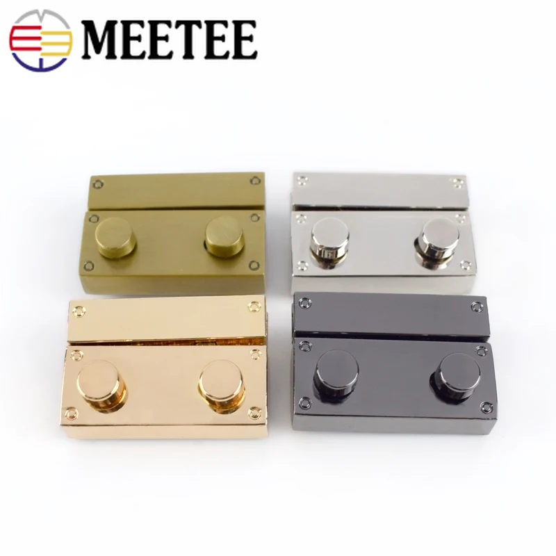 2/5 шт. Meetee металлические поворотные замки для женской сумки|Пряжки и крючки| |