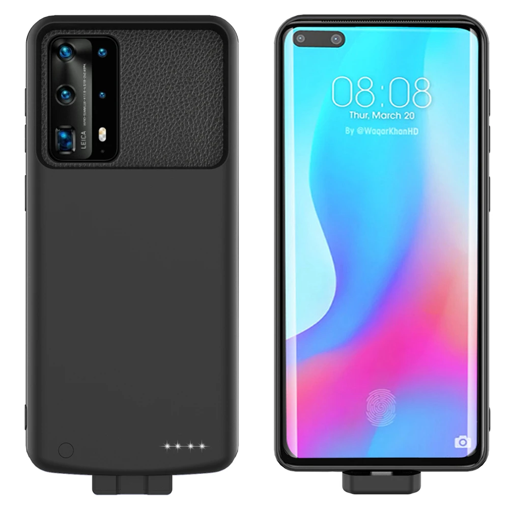 Чехлы с зарядным устройством NTSPACE для Huawei P40 Pro чехол на 5000 мАч Магнитный внешним