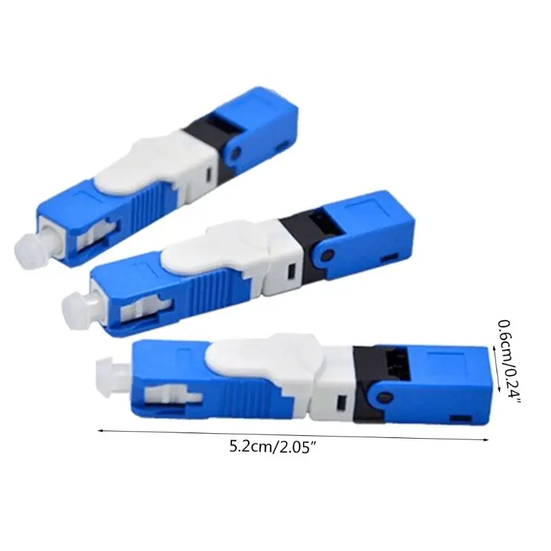 

FTTH ESC250D SC APC Single-Mode Fiber Optic Model Fast Optical Connector for Distribution Boards Maintenance Disaster