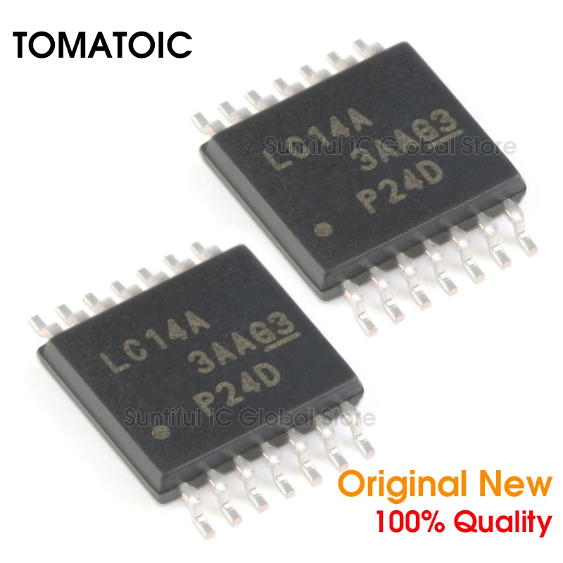 10 шт SN74LVC14APWR TSSOP14 SN74LVC14A TSSOP 14 Hex Schmitt Trigger Inverter|Аксессуары для аудиосистем| |