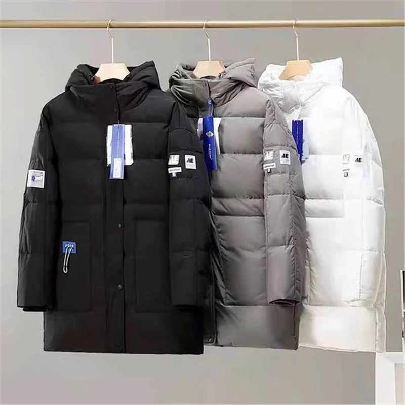 

ADER ERROR Autumn Winter Couple Embroidery New Best Quality 1:1 Stand Collar Pocket Down Jacket Hooded Coat