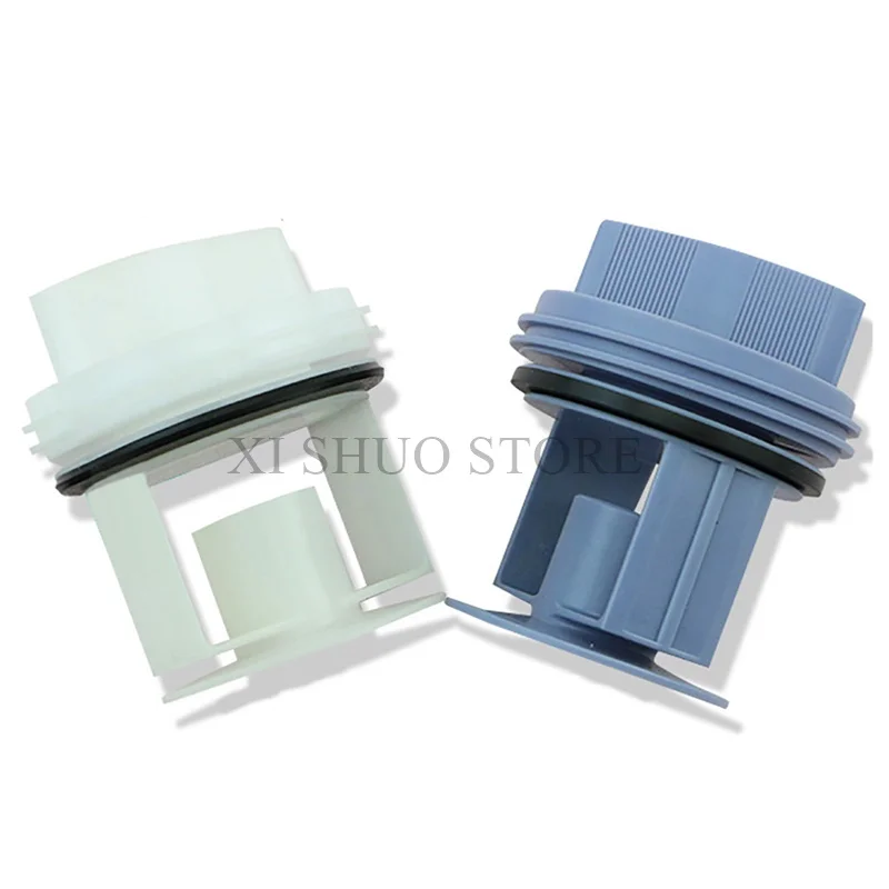

2Pcs Drainage Pump Drain Outlet Seal Plug Filter for Bosch Siemens Drum Washing Machine WM175 WM1095 WM1065 WD7205 Cover Parts2