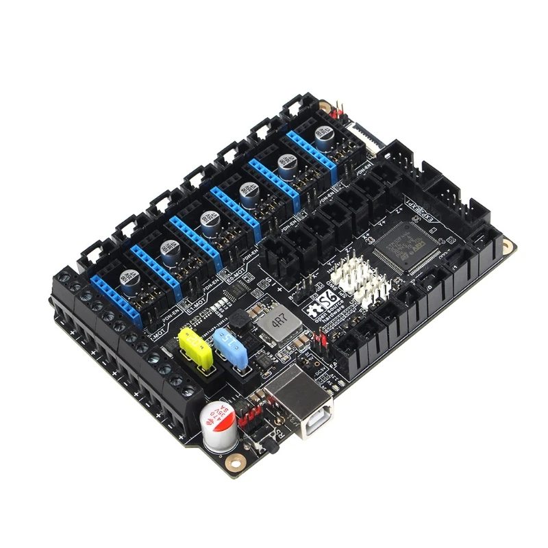 

S6 V2.0 32 Bit XH Connector Control Board Support 6X TMC Drivers Uart/SPI Flying Wire VS F6 V1.3 SKR V1.3