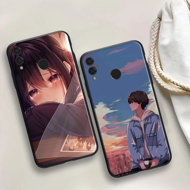 

For Huawei Phone Case For Huawei Honor 7X 8X 8C For Honor 7X 8X 8C Cute Cartoon Anime Back Cover Coque Soft TPU Cases