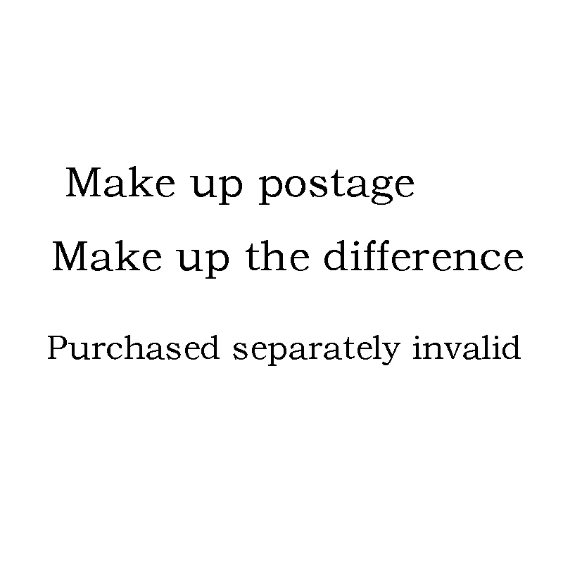 

For $10 Make up postage/ Make up the difference Purchased separately invalid