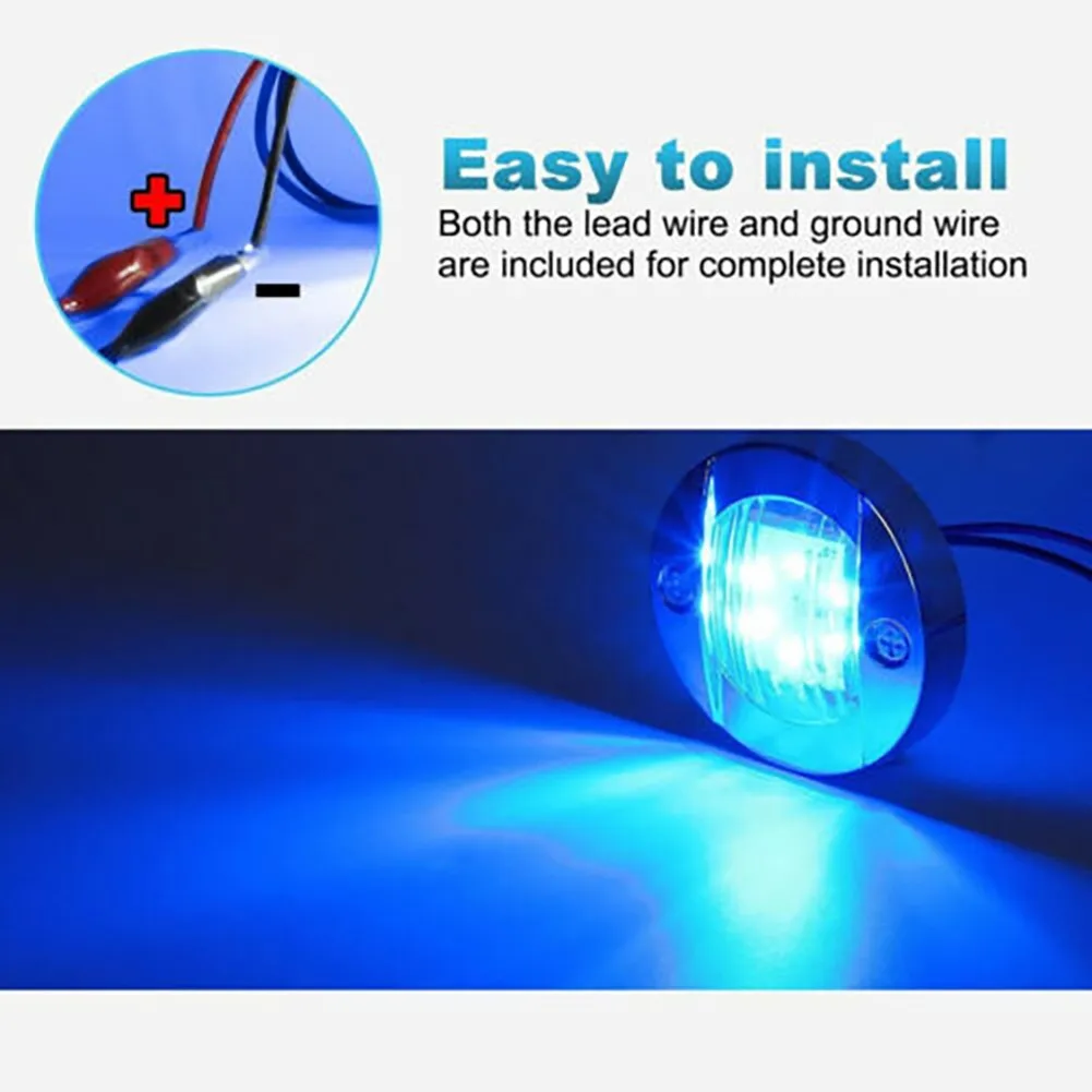 

Waterproof LED Stern Lights Camping Cockpit Courtesy Decorative Marine