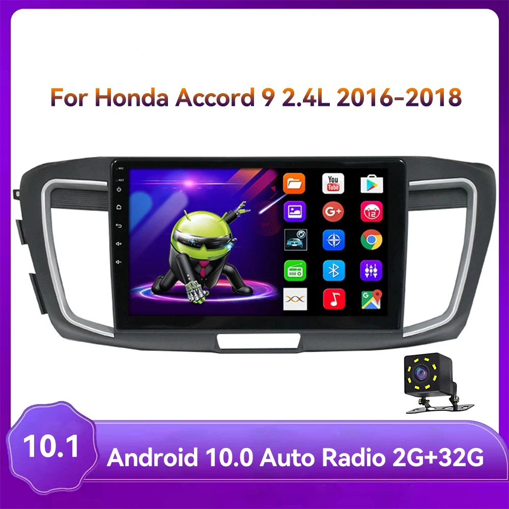 

10.1" Android10 Auto 2Din Car Radio For 2013 Honda Accord 9 2.0L/2.4L 2012-2018 Car Multimedia Player Autoradio Car DVD Player