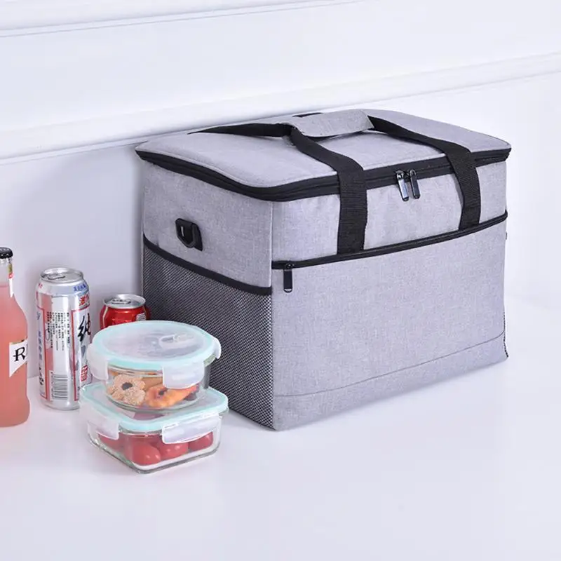 

Waterproof Insulated Lunch Box Bag Cooler Bag Insulation Oudoor Picnic Portable Ice Pack Food Thermal Delivery Fresh-keeping Bag