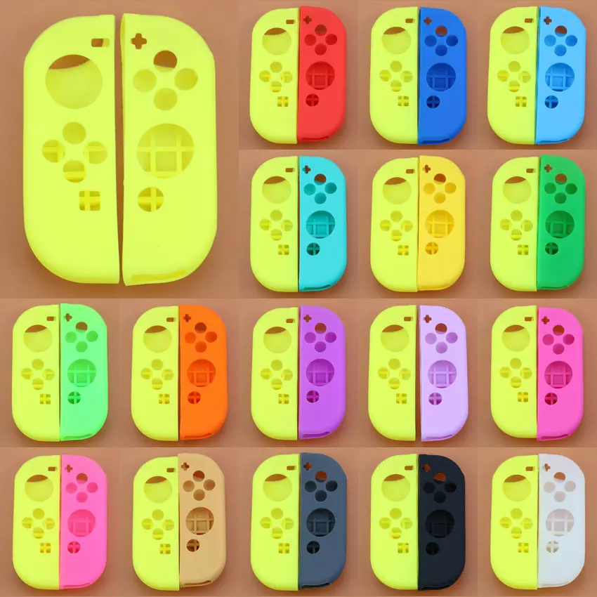JCD мягкий Противоскользящий силиконовый защитный чехол для Nintendo Switch Gamepad корпус
