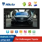 Автомагнитола Hikity, 2 Din, Android, GPS, Bluetooth, Wi-Fi, USB, FM, 7 дюймов