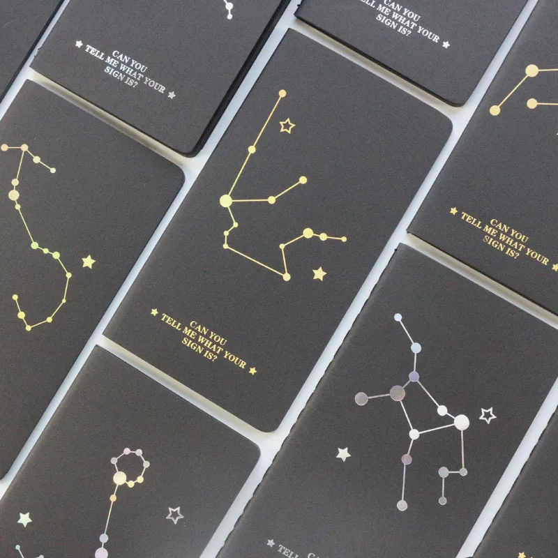 Винтажная классическая золотая фольга Domikee созвездие рисунок школьная