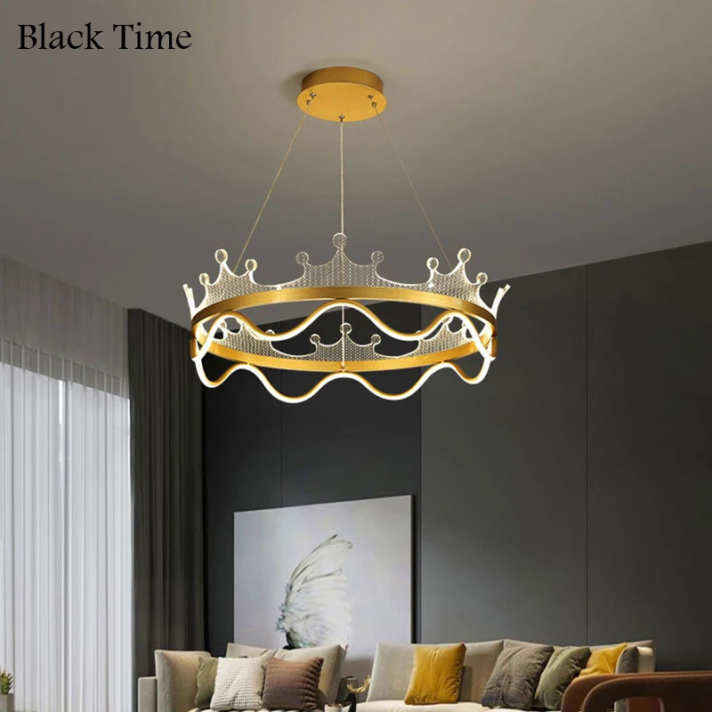 

Gold Modern LED Pendant Light Dining Room Pendant Lamp for Living Room Bedroom Kitchen Ceiling Hanging Lamp Creative Decor Light