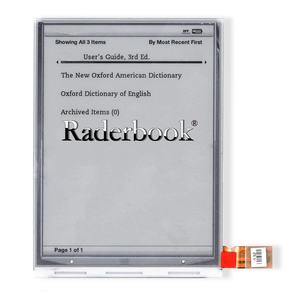 Фото ЖК-экран для Pocketbook 614 Basic 2, 6 дюймов, без сенсорной панели №1