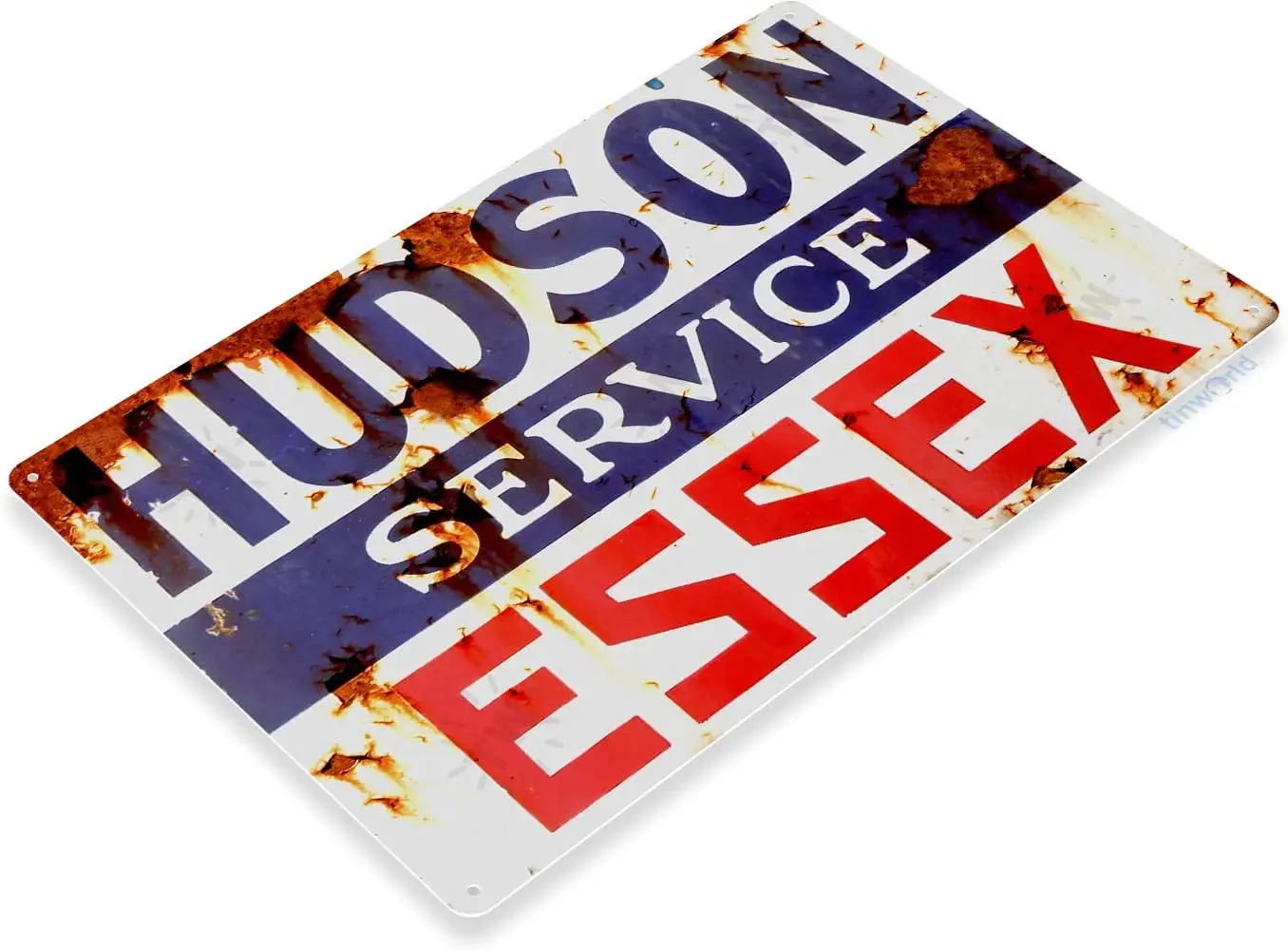 Tinworld жестяная вывеска Hudson Essex Услуги нефть и газ станция Авто для магазина гаража