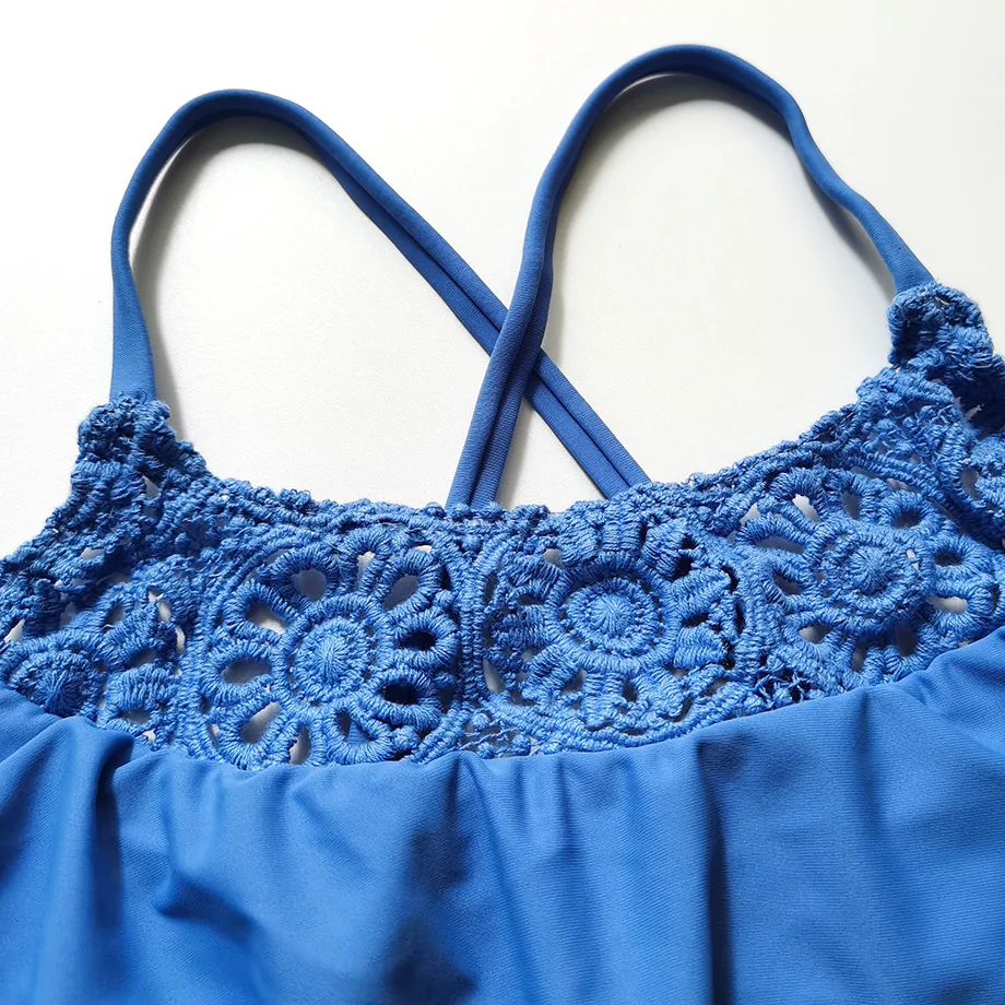 От 7 до 16 лет купальный костюм для девочек Детский жаккардовый комплект бикини