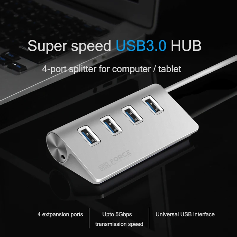 USB концентратор с 4 портами Type C на 7 портов 3 0 разветвитель адаптер для MacBook Pro iPad