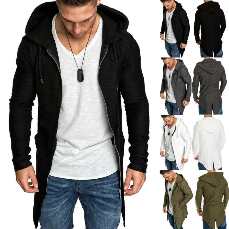 Мужская ветровка с длинным рукавом в полоску на молнии | одежда