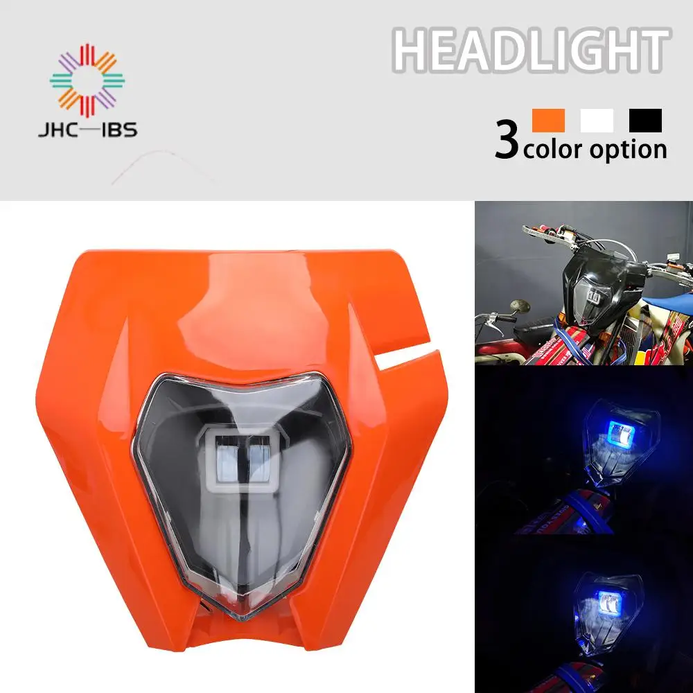 

For KTM EXC EXCF SX SXF XC XCF XCW XCFW 125 150 250 300 350 400 450 505 525 530 Motorcycle NEW LED Headlight Headlamp Head Light