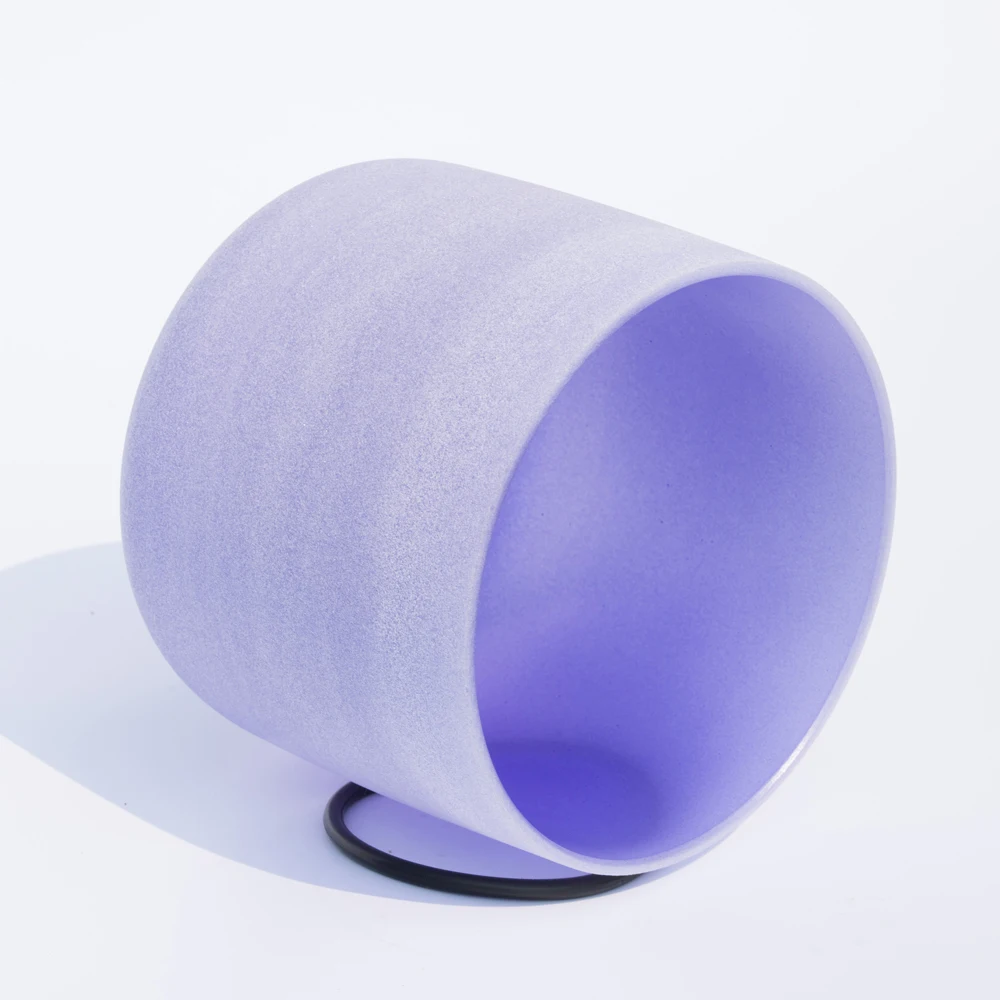 12 дюймов Note B корона чакра светильник-фиолетовая Чакра кварцевый кристалл поющая